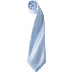 Premier Workwear Saténová kravata světle modrá