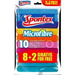 Spontex Microfibre utěrka 30 x 30 cm 8 + 2 ks – Zboží Mobilmania