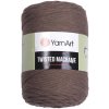 Příze YarnArt Twisted macrame 788 - hnědá