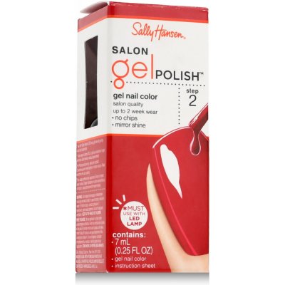 Sally Hansen Salon Gel Polish Step 2 7 ml odstin 220 Red My Lips – Zbozi.Blesk.cz
