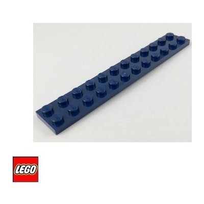 LEGO® 2445 Podložka 2x12 Tmavě-Modrá – Zboží Mobilmania