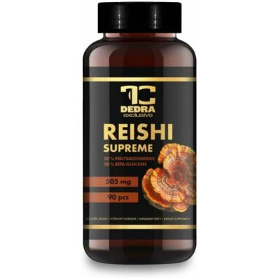 Reishi Supreme 505 mg 50 % polysacharidů a 20 % beta-glukanů imunita, vitalita a oběhový systém 90 kapslí – Hledejceny.cz