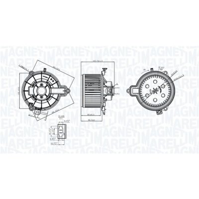 vnitřní ventilátor MAGNETI MARELLI 069412733010 – Zbozi.Blesk.cz