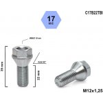 Kolový šroub M12x1,25x22 kužel s krátkou hlavou, klíč 17, C17B22TBI, výška 39 mm