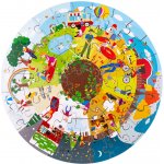 Bigjigs Toys Kulaté podlahové puzzle Čtyří roční období 50 dílků – Zboží Dáma