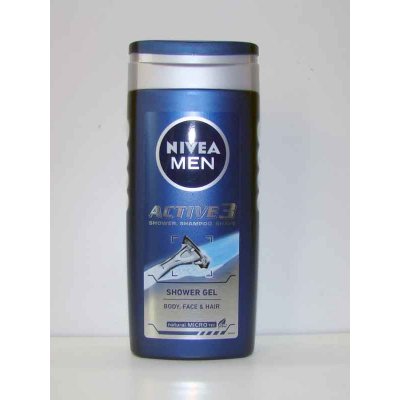Nivea Men Active3 sprchový gel 250 ml