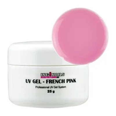 IngiNails Modelovací UV gel French Pink 25 g