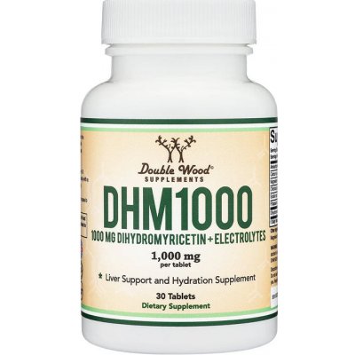 Double Wood Supplements DHM 1000 30 tablet – Hledejceny.cz