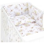 Mamo-Tato Mantinel s povlečením 3D sada Cotton bílá béžová 135 x 100 cm – Zboží Dáma