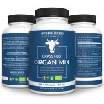 Nordic Kings BIO evropský hovězí mix orgánů v grass-fed kvalitě v kapslích 180 kapslí – Hledejceny.cz