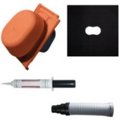 Tondach Stodo / Contiton 12 Komplet odvětrání kanalizace černá amadeus glazura – Hledejceny.cz