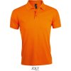 Pánské Tričko SOL's Collection polokošile Prime Men krátký rukáv pánská COT-25057123501 Oranžová