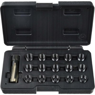 GEKO GEKO Sada na opravu závitů a zapalovacích svíček 16ks M14x1.25 G02792 – Hledejceny.cz
