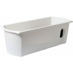 Nohel Garden Truhlík samozavlažovací FLORA s knoty plastový bílý 50 cm – Hledejceny.cz