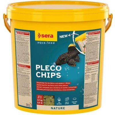 Sera Pleco Chips Nature 3,8 kg – Zboží Mobilmania