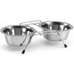 DUO PETZ Textilomanie Nerezová miska pro psy kočky 13 cm – Sleviste.cz