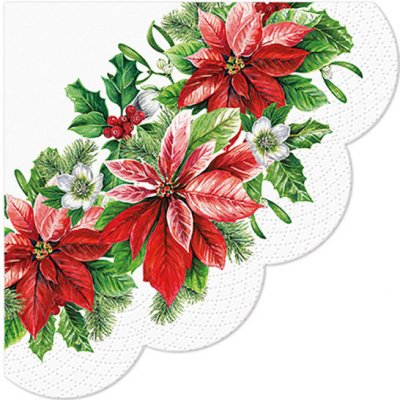 PAW Ubrousky R Glory Poinsettia 32cm – Zboží Dáma