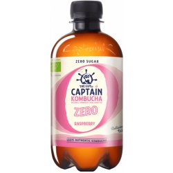 Captain Kombucha Kombucha Zero bio malina 400 ml