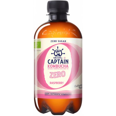 Captain Kombucha Kombucha Zero bio malina 400 ml – Zbozi.Blesk.cz