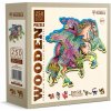 Puzzle Wooden City Dřevěný kůň a orel 250 dílků