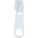 Jezdec bez aretace do spirálového zipu 3 mm - bílá – Hledejceny.cz