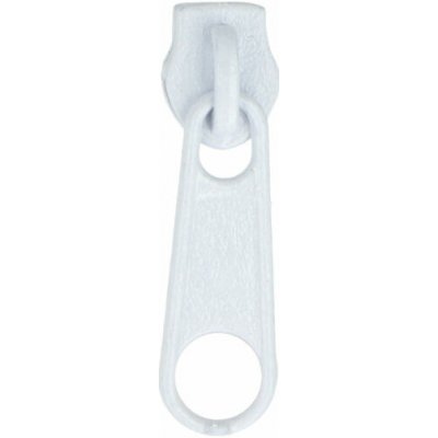 Jezdec bez aretace do spirálového zipu 3 mm - bílá – Hledejceny.cz