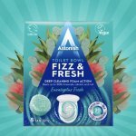 Astonish Fizz & Fresh aktivní tablety do WC Eukalyptus 8 ks – Zboží Dáma