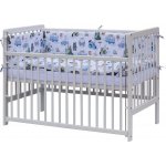 Scarlett Postýlka 120 x 60 cm s kompletní výbavou Fany modrá – Zboží Mobilmania