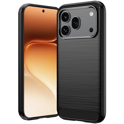 Carbon odolný gelový obal na Honor 600 Pro 5G/Honor 600 5G černý – Hledejceny.cz