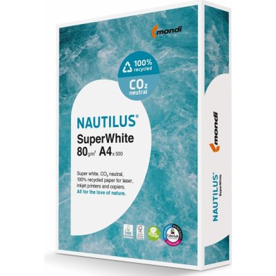 Nautilus A4, 80 g/m2, 500 listů – Zboží Mobilmania