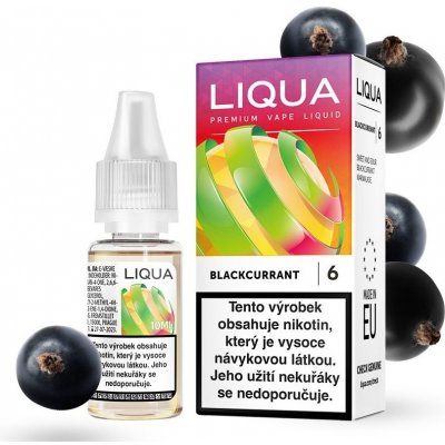 Ritchy Liqua Elements Blackcurrant 10 ml 12 mg – Zboží Mobilmania