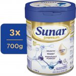 Sunar Premium 4 kojenecké 3 x 700 g – Zboží Mobilmania