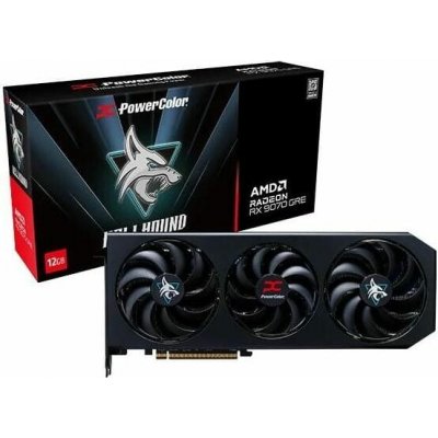 PowerColor Radeon RX 9070 GRE Hellhound OC 12GB GDDR6 RX9070GRE 12G-L/OC – Zboží Živě
