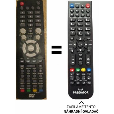 Dálkový ovladač Predátor Venturer Combo TV+DVD 15´lcd/dvd 206CE – Zboží Živě