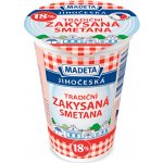 Madeta Jihočeská zakysaná smetana 18% 180 g – Sleviste.cz