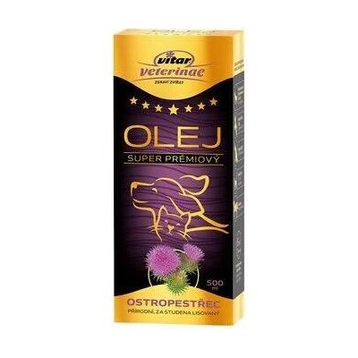 Vitar Veterinae Ostropestřec olej 500 ml 5x – Hledejceny.cz