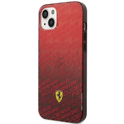 Pouzdro Ferrari Gradient Allover Apple iPhone 14 PLUS Red