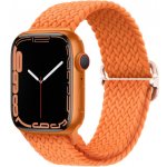 BStrap Elastic Nylon řemínek na Apple Watch 42/44/45mm, orange SAP013C38
