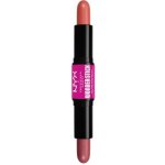 NYX Professional Makeup Wonder Stick Cream Blush oboustranná konturovací tyčinka 02 Honey Orange N Rose 2 x 4 g – Hledejceny.cz