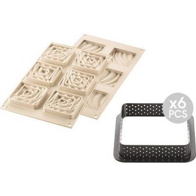 Silikonová forma na pečení 3D Mini Tarte Sand - Silikomart – Zboží Mobilmania