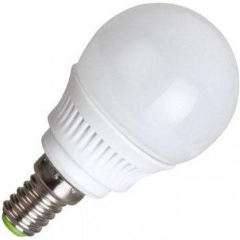 Superled LED žárovka E14 2W 180lm teplá bílá 2800-3300K koule