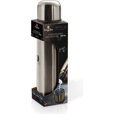 Berlingerhaus BH-1941 Termoska nerez 500 ml Carbon Metallic Line – Zboží Mobilmania