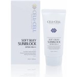 CELL BY CELL - SOFT SILKY SUN BLOCK SPF50+ PA+++ - Hydratační pleťový krém s SPF50+ 50 ml – Zboží Dáma