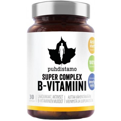 Puhdistamo Super Vitamin B-Complex 30 kapslí