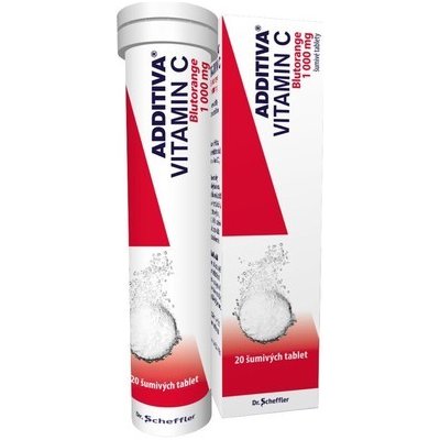 Additiva Vitamin C Blutorange 1000mg—20 šumivých tablet