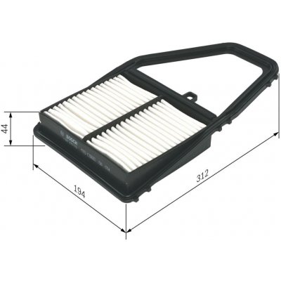 Vzduchový filtr BOSCH 1 987 429 176 – Sleviste.cz