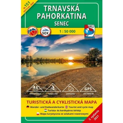 Trnavská pahorkatina - Senec 1:50 000 - VKÚ Harmanec – Hledejceny.cz