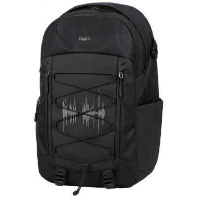Baggo Flex batoh Heartbeat černá – Hledejceny.cz