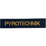Nášivka PYROTECHNIK - stříbrná – Zboží Dáma