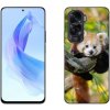 Pouzdro a kryt na mobilní telefon Honor mmCase Gelové Honor 90 Lite - panda červená